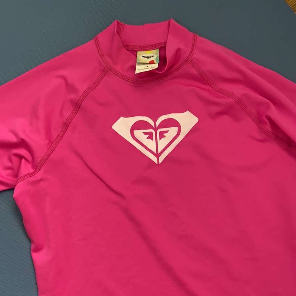 NWT pink Roxy do right ss - Picture 2 of 4